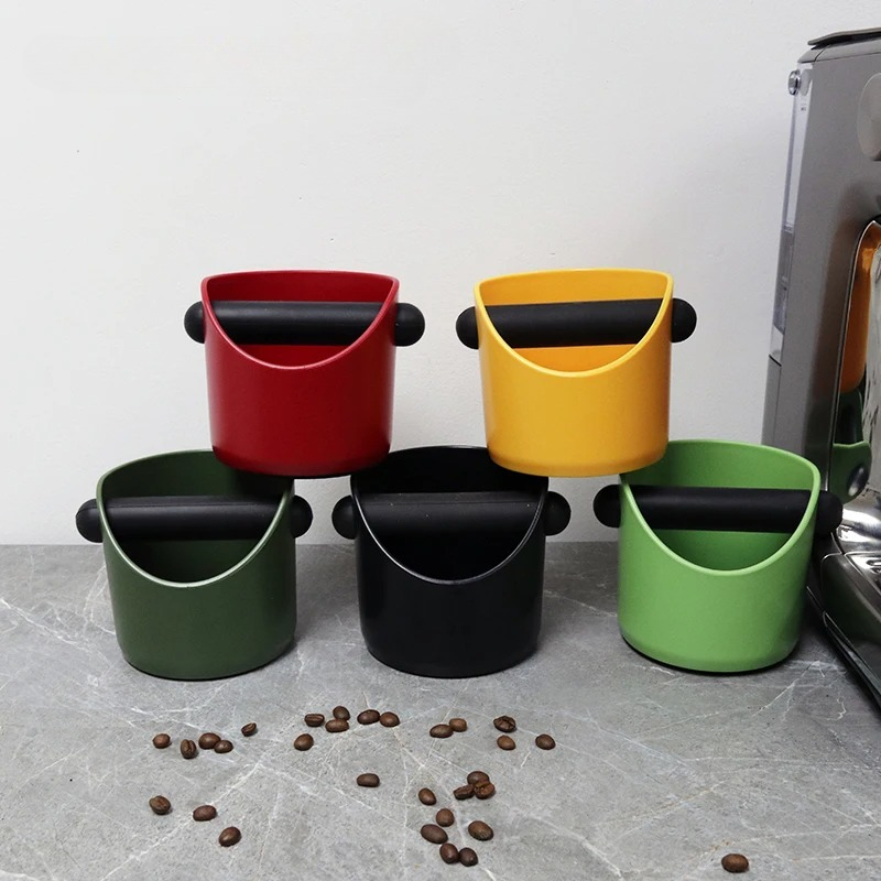 Coffee Equipment Organizer - Kaffeesatzbehälter Rutschfest Stoßabsorbierend Espresso-Abfallbehälter Professionelles Barista-Zubehör