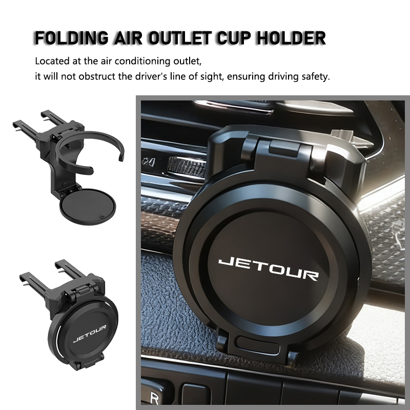 Coffee Equipment Holder - Universeller Auto-Luftauslass-Faltbarer Getränkehalter für Kaffeebecher für