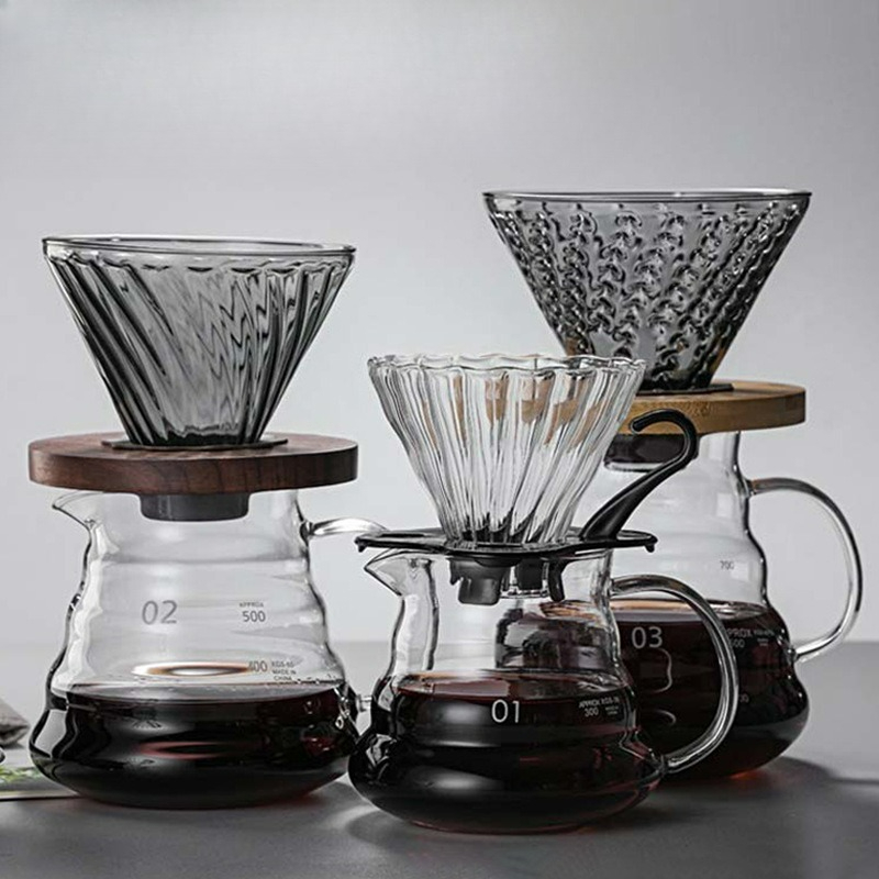 Coffee Equipment For Camping - Übergießen Sie Kaffeemaschinen-Set mit hoher Hitze