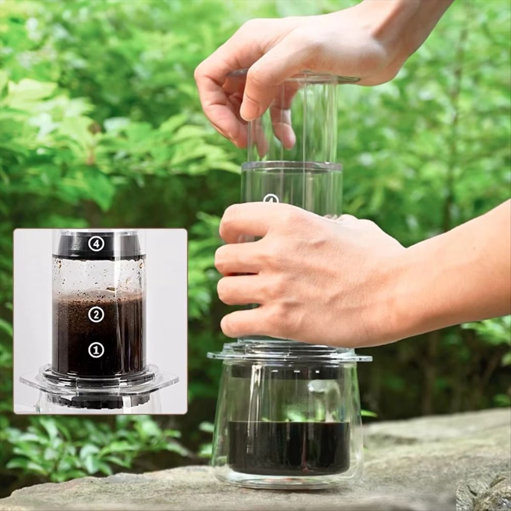 Tragbarer Kaffeekessel im fran – Coffee Equipment For Camping Bewertung und Preis
