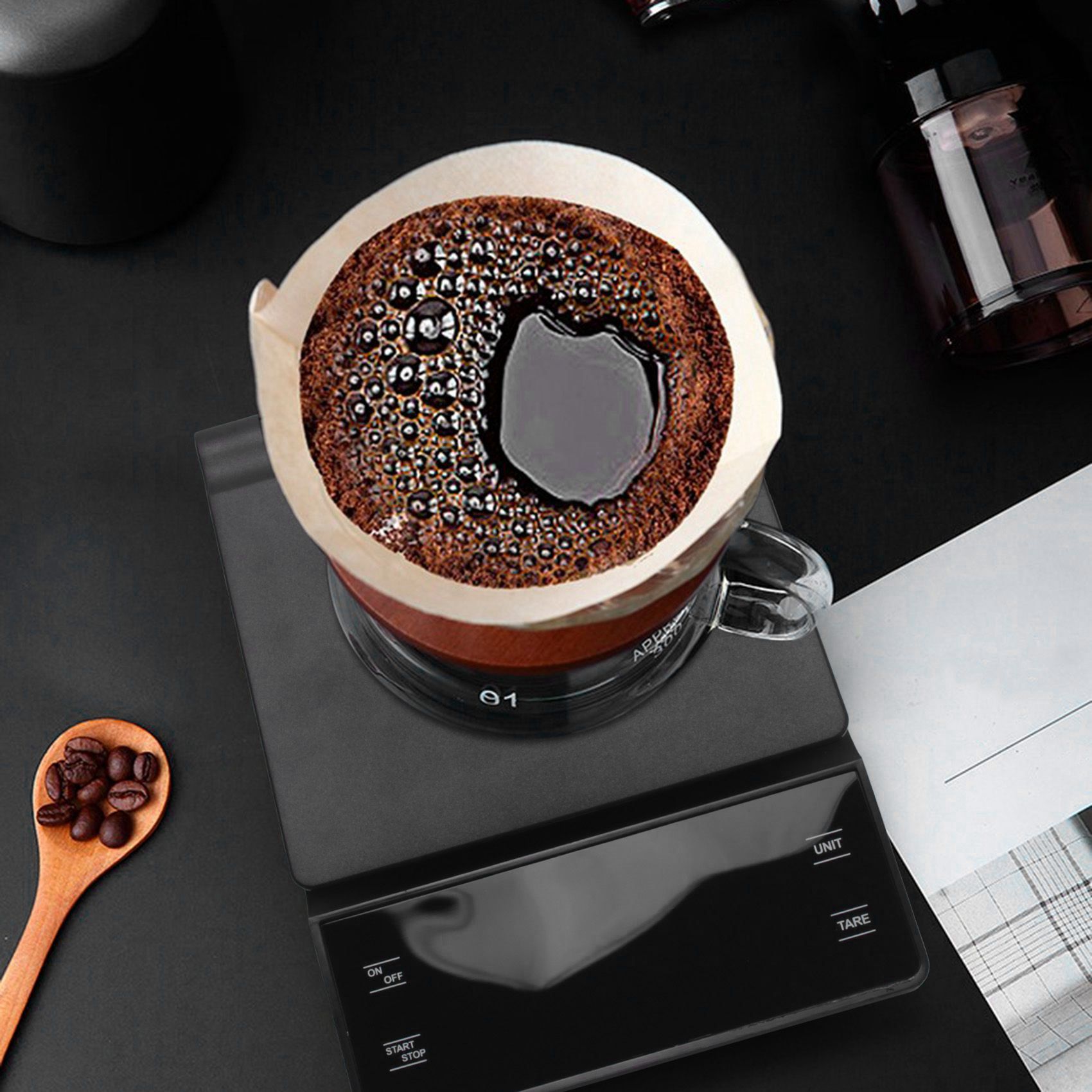 SEWS-Kaffeewaage mit Timer, 3  – Scale Drip Timer Bewertung und Preis